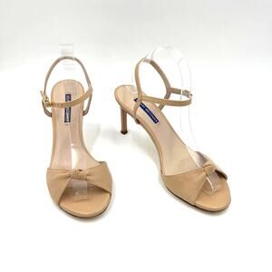 Stuart Weitzman Gloria 80 Nude Stiletto Heels Party Clean Girl